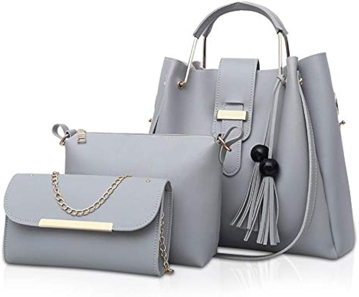 grey designer purses